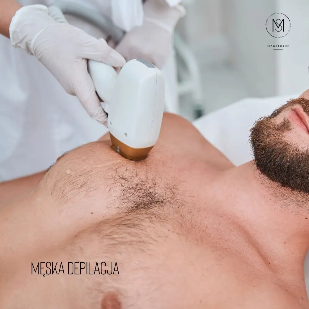 męska depilacja torsu